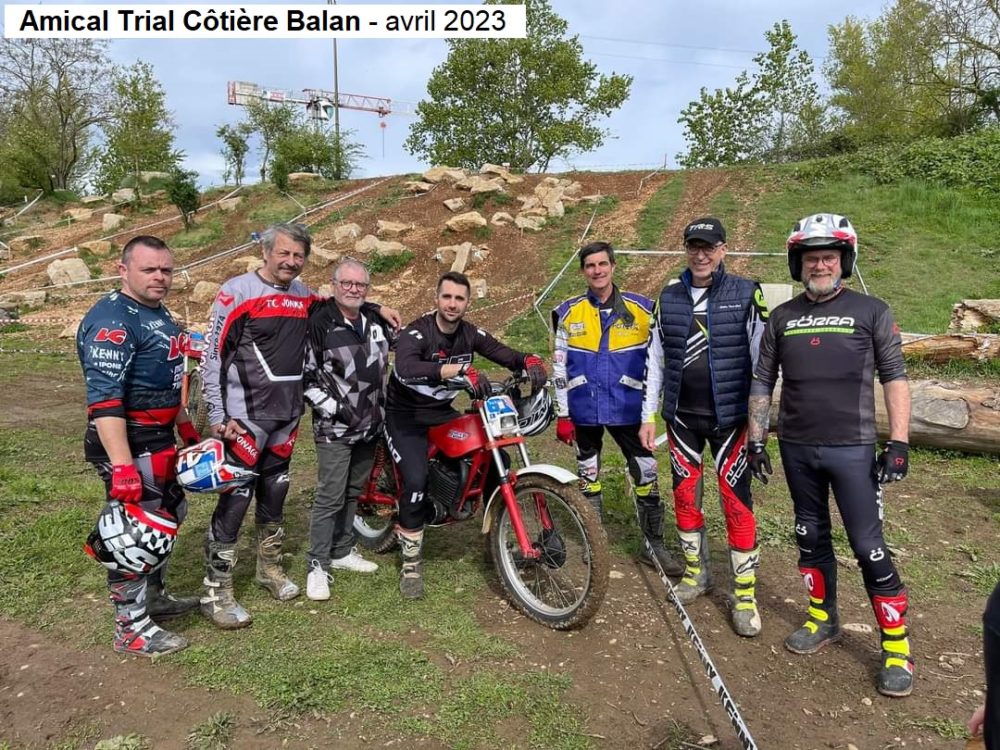 Participation au Trial Côtière Balan – avril 2023