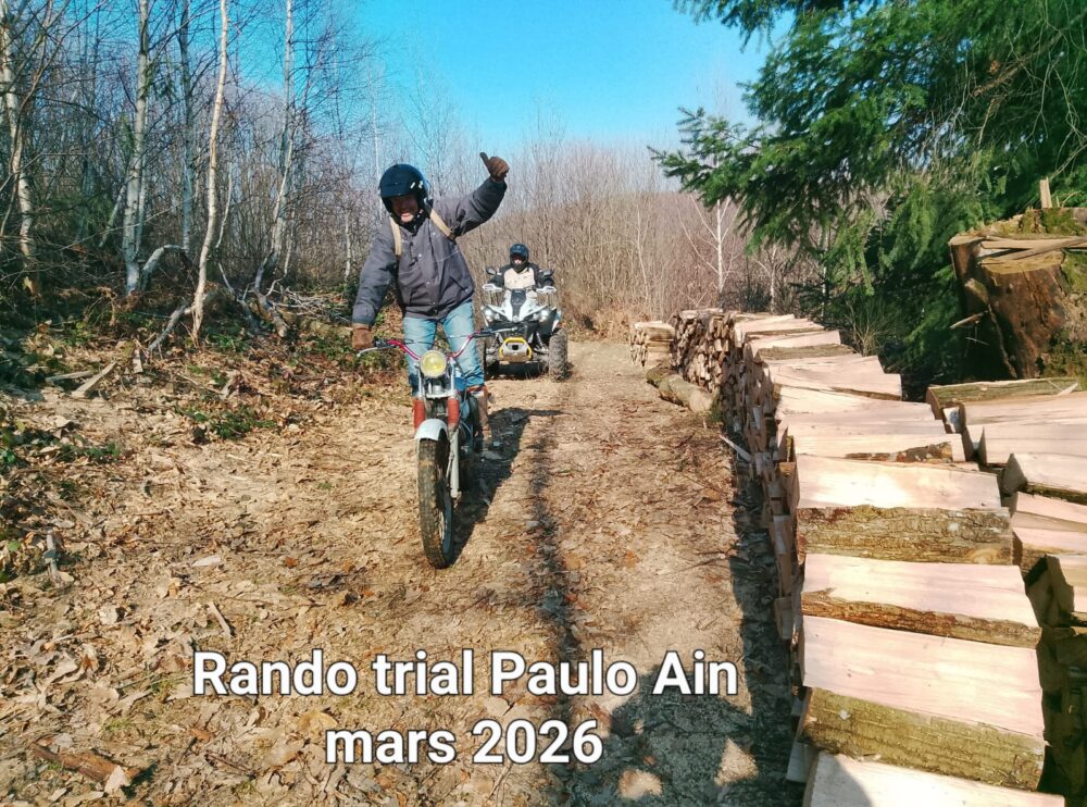 Rando moto Ain – mars 2026