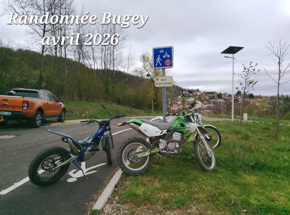 Randonnée moto Bugey – avril 2026